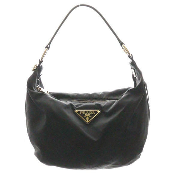 Prada Bag Nylon Shoulder Black - Picture 1 of 5